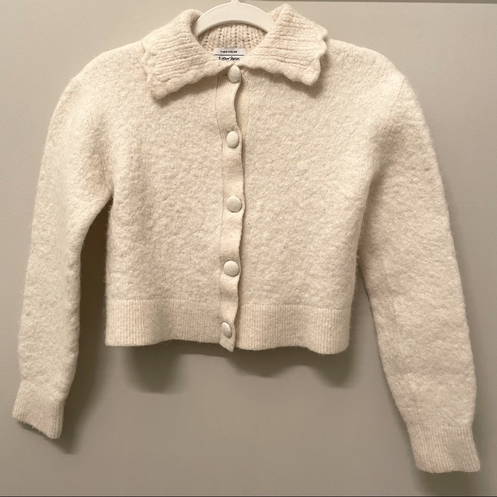 SOLD • & Other Stories Wool Knit Cropped Cardigan | SM